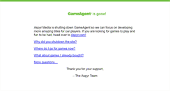 Desktop Screenshot of gameagent.com